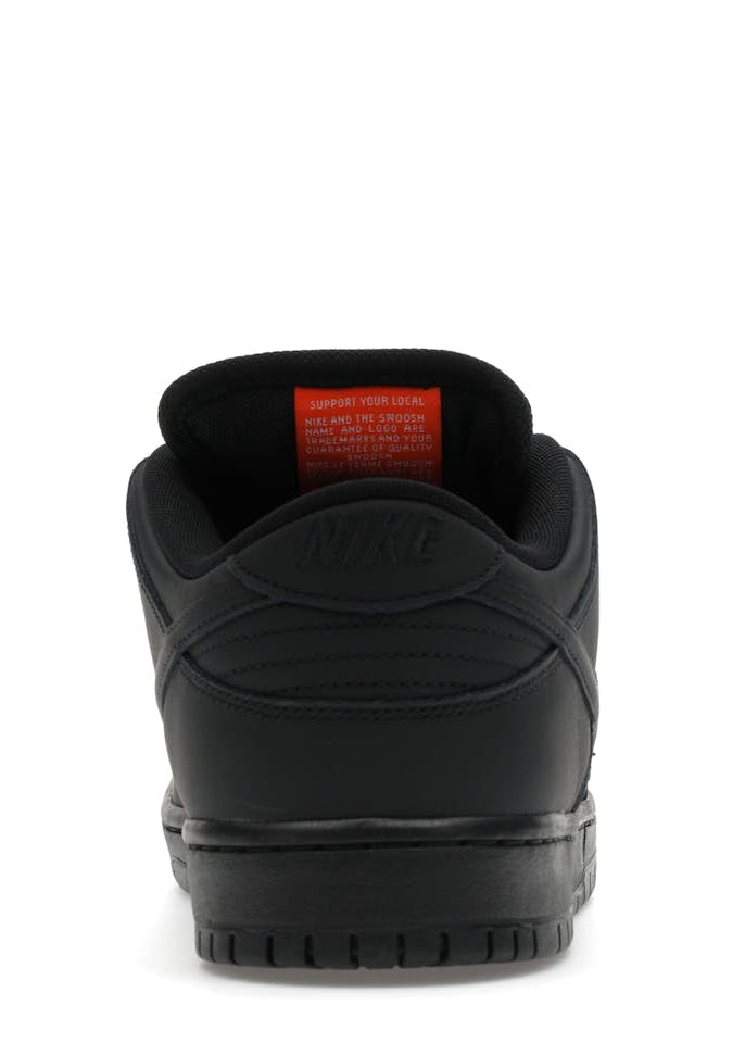 NIKE SB DUNK LOW TRIPLE BLACK/ORANGE