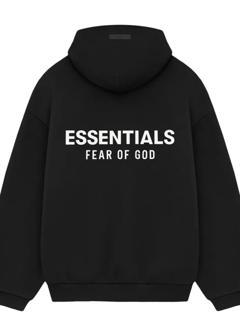 HODDIE ESSENTIALS BLACK FLEECE FW24