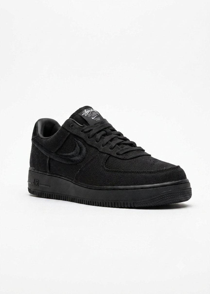 AIR FORCE 1 X STUSSY BLACK