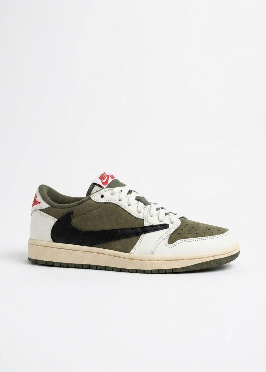 AIR JORDAN 1 TRAVIS SCOOT "MEDIUM OLIVE"