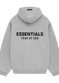 HODDIE ESSENTIALS FLEECE LIGHT HEATHER GREY FW24